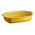 Emile Henry EH909654 Mat Sarı Dikdörtgen Fırın Kabı