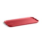 Emile Henry Madeleine 31.5x15 cm Pembe Rose Candy Servis Tabağı