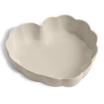 Emile Henry Madeleine Kalp Ekru 6.5x24.5x26.5 cm Fırın Kabı
