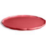 Emile Henry Madeleine Yuvarlak Servis Tabağı 31 cm Pembe/rose Candy