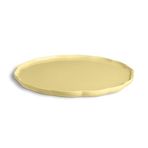 Emile Henry Madeleine Yuvarlak Servis Tabağı 31 cm Tereyağı Sarısı / Vanille