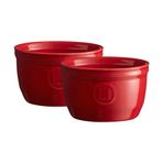 Emile Henry Ramekin 2 Adet Kırmızı 9 cm Fırın Kabı