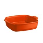 Emile Henry Tart Börek Dikdörtgen 28x24 cm Turuncu Fırın Kabı