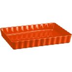 Emile Henry Tart-Börek-Fırın Kabı Dikdörtgen 33 x 24 cm - Turuncu