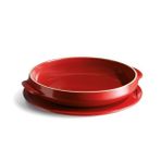 Emile Henry Tart Tatin Seti 33 cm Kırmızı/Burgundy