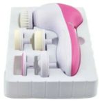 Emilio Pucci Yüz Cilt Temizleyici Peeling Seti Yüz Masaj Aleti 5 In 1 Pilli 4152369874565 - Pembe