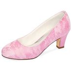 Emily Bridal 1505-1-CB35 Stiletto Pembe Kadın Ayakkabı