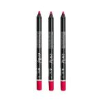Emily Long Lasting Lip Pencil Dudak Kalemi No: 207 x 3 adet