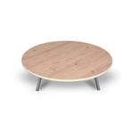 Emin Home 100 cm Metal Katlanır Ayaklı Ahşap Yer Sofrası