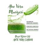 EMİNAK Doğal Kabak Lifli Aloe Vera Sabunu / Dekoratif Hediyelik Kabak Lifli Alovera Sabun (130 Gr) -