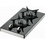 Eminçelik EC-SÜ 4120 BG30 Set Üstü Siyah LPG Cam Domino Ocak