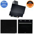 Eminçelik Ve Afm Tech Markalı / Eqe Elektrikli Dijital Ankastre Set (Fm7700+V6-04 + Ch 1454 Pb B60)