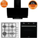 Eminçelik ve Afm Tech Markalı / Inoxon Dijital Turbolu Ankastre Set ( 31 220 + FM7700 + FM3250 )