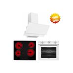 Eminçelik ve AFM Tech MARKALI/ Ossa Elektrikli Vitro. Turbolu Ankastre Set (VC640 +FM7601+FM3301W )