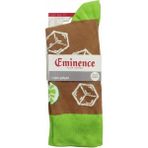 Eminence Mojito ve Misket Limonu Desenli Pamuklu Kadın/Erkek Tek Çift Çorap - Kahverengi - Yeşil