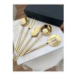 EMİNMUTFAK Emin mutfak 5 Parça Gold Sos Servis Seti Küçük Boydur