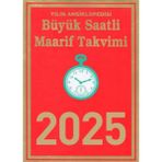 Eminönü Gezgini 2025 Saatli Maarif Duvar Takvimi Büyük Boy