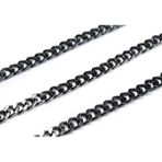 Eminönü Toptancı Metal Çanta ve Takı Zinciri 10 mm (1 Metre) Siyah