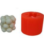 Eminönü Toptancı Silikon Mum Kalıbı Bubble Model 5.5 x 6.5 cm