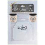 Eminönühobisanat Cadence 500ML. Klasik Rölyef Pasta + 2'li Plastik Spatula Set - Renkli