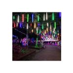 eminonundenal 8 Saçaklı Kayan RGB Karışık Renkli Işıklar Meteor Yağmur Led Akar Led Dış Mekan Parti Yılbaşı Işık