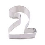 Eminonutoptanci Kek Kurabiye Ve Pasta Kalıbı Metal 2 Sayı Büyük Boy Rakam 8.5 Cm