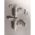 Eminsan 2 Adet - Plastik Musluk – 3/4” Dişli (Bahçe & Sulama Musluğu)