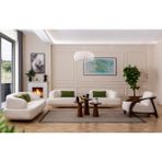 Emir Home Office Bahar Koltuk Takımı Modern - Beyaz - Beyaz
