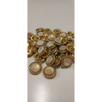 EMİRAKS KUŞ GÖZÜ 20MM İNCİLİ DÜĞME 100 ADET