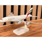 Emirates A6-eej Metal Maket Uçak 24 Cm Ofis Dekorasyonu & Koleksiyonluk Model Uçak Tekerlekleri Hareketli
