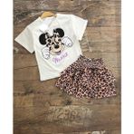 Emirhan Kids Leopar Desenli Takım - Beyaz - Leopar - 7 - 8 Yaş