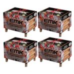 EMK Pratik Mangal Kömürü, 2 kg, 4'lü Paket