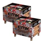 EMK Pratik Mangal Kömürü, 2 kg x 2 Adet, Barbekü ve Mangal için