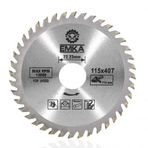 Emka 115 mm 40 Diş Ahşep Kesme Sunta Testeresi