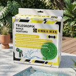 Emka Max 12.5 Metre Teleskopik Uzayan Bahçe Hortumu ve 7 Fonksiyonlu Tabanca