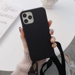 Emlivi Silikon cep telefonu zinciri kılıf, iPhone 14 Pro Max için, ayarlanabilir kolye, naylon, omuz askısı, silikon cep telefonu kılıfı, şık bant kordonlu, asmak için, koruyucu kılıf, iPhone 14 Pro