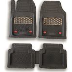 Emn Safir Citroen Elysee 2002 2013 Krom Ahşap 3D Paspas - Siyah