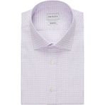 Emnana Lila Kareli Slim Fit Gömlek - 38 - Eflatun