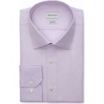 Emnana Lila Premium Twill Slim Fit Gömlek - 38 - Eflatun