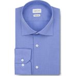 Emnana Mavi Non-Iron Regular Fit Gömlek - 40 - Koyu Mavi