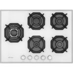 Emncelik Ec-Ah 2250 Sbw Wg70 Ankastre Gommelı 70Cm 5 Gozlu Wok'lu Beyaz Cam Ocak