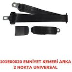 EMNİYET KEMERİ ARKA 2 NOKTA STATİK UNIVERSAL