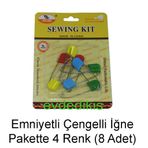 Emniyetli Çengelli İğne (8 Adet)