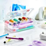 Emofom Çok Amaçlı Hobby Box Saklama Kabı & Dikiş Iplik Kutusu & Organizer & Düzenleyici