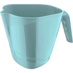 Emofom Maşrapa 1200 ml Tuvalet Maşrapası Kovası - 1,2 lt - Turkuaz