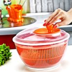 Emofom Pratik Salata Kurutucu Kap 4750 ml Saklama Kabı Sebze Meyve Kurutucu