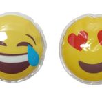 Emoji Şekilli Cep Sobası,el Isıtıcı,2 Adet Sıcak Su Torbası Pvc 9cm