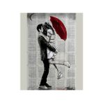 Emos avm Canvas Romantik Semsiye Anısı 2 Sayılarla Boyama Seti Kasnaklı - Çok Renkli
