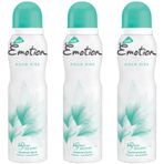 Emotion Aqua Kiss 3x150 ml Kadın Deodorant