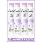 Emotion Detox Floral Kadın Alüminyumsuz Vegan Deodorant 4x200 Ml